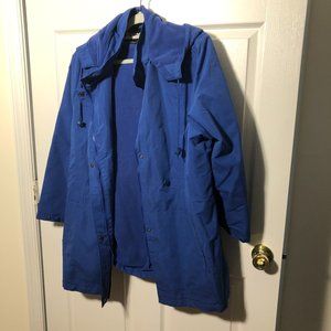 Totes women blue coat with light inner fleece, XXL